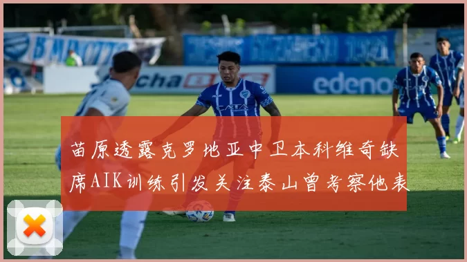 苗原透露克罗地亚中卫本科维奇缺席AIK训练引发关注泰山曾考察他表现